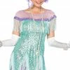 COAXcopenhagen2 Turquoise Flapper Girl Costume - Foxtrot Flirt