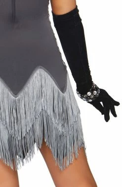 COAXcopenhagen.com COSTUMES Silver Flapper Girl Costume - Roaring Roxy