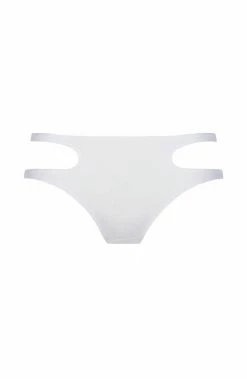 COAXcopenhagen2 LINGERIE White Brief Panty With Cut-out - DIVINE