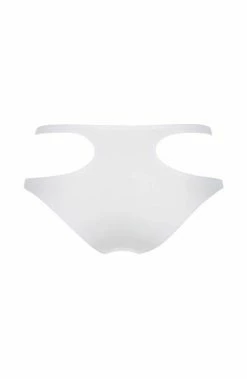 COAXcopenhagen2 LINGERIE White Brief Panty With Cut-out - DIVINE