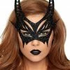 COAXcopenhagen2 Black Devil Mask With Glitter