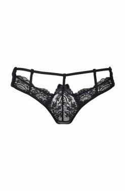 COAXcopenhagen.com LINGERIE Black Thong - ENTRAP