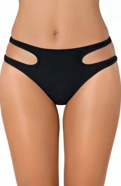 COAXcopenhagen2 Black Brief Panty With Cut-out - FOLLOW