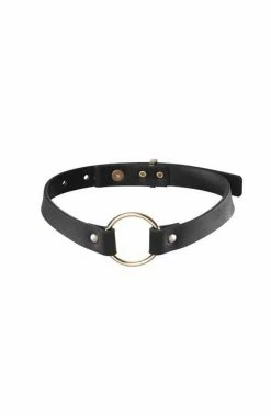 COAXcopenhagen.com Faux Leather Choker With O-ring