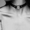 COAXcopenhagen.com Faux Leather Choker With O-ring