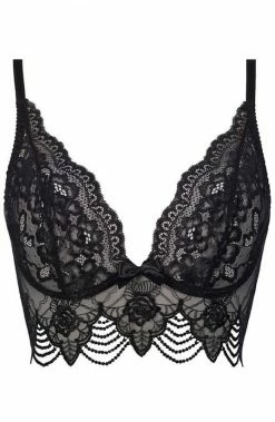 COAXcopenhagen2 Black Bustier Bra - FINENESS