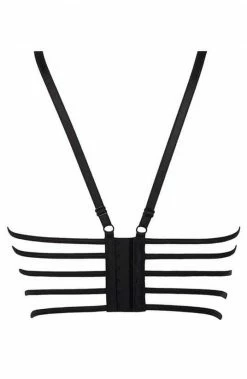 COAXcopenhagen2 Black Bustier Bra - FINENESS