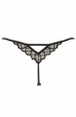 COAXcopenhagen.com G-string With Double Pearl String - Manhattan G-string