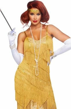 COAXcopenhagen.com Gold Flapper Girl Costume - Dazzling Daisy