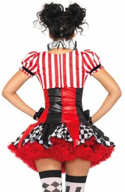 COAXcopenhagen2 COSTUMES Harlequin Clown Costume - Harlequin Clown