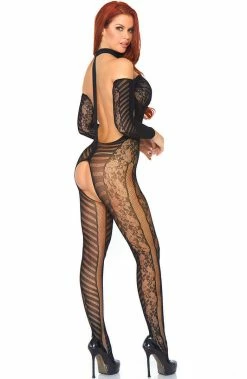 COAXcopenhagen2 Reversible Choker Bodystocking - Hypnotized By Holly
