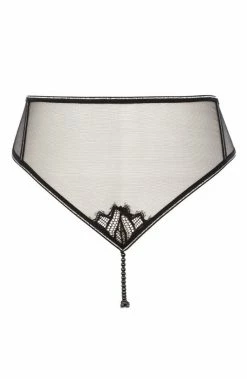 COAXcopenhagen.com High Waist Panty With Double Pearl String - Manhattan High Waist Brief