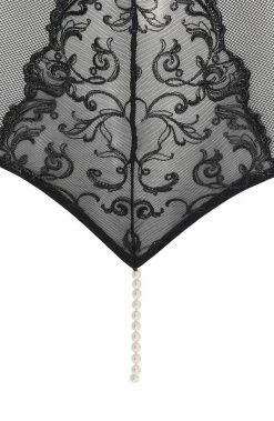 COAXcopenhagen2 LINGERIE High Waist Brief Panty With Pearl String - Vienna High Waist Brief