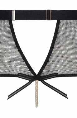 COAXcopenhagen2 LINGERIE High Waist Brief Panty With Pearl String - Vienna High Waist Brief