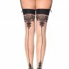 COAXcopenhagen2 Baroque Cuban Heel Thigh Highs HOSIERY