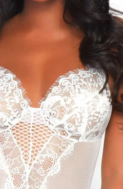 COAXcopenhagen2 White Bodysuit - Put It Romantic LINGERIE