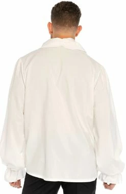 COAXcopenhagen.com White Shirt With Ruffle Front Men's Costumes