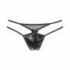COAXcopenhagen2 Black Plus Size PVC Thong - INVEIGLE