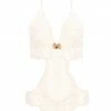 COAXcopenhagen.com Ivory Bodysuit With Double Pearl String - Sydney Body Double