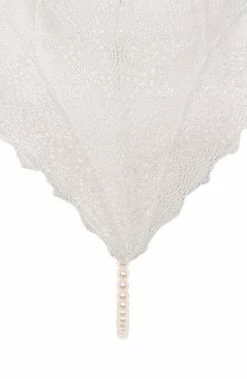 COAXcopenhagen.com LINGERIE Ivory Bodysuit With Pearl String - Geneva Body