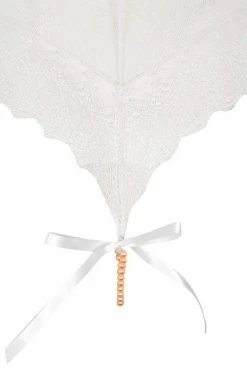 COAXcopenhagen.com LINGERIE Ivory Bodysuit With Pearl String - Geneva Body