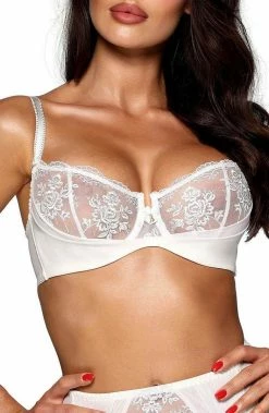 COAXcopenhagen.com Ivory Balconette Bra - St Barths Chic Bras