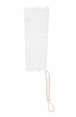 COAXcopenhagen.com Ivory Glove With Stimulating Pearls - Geneva Glove