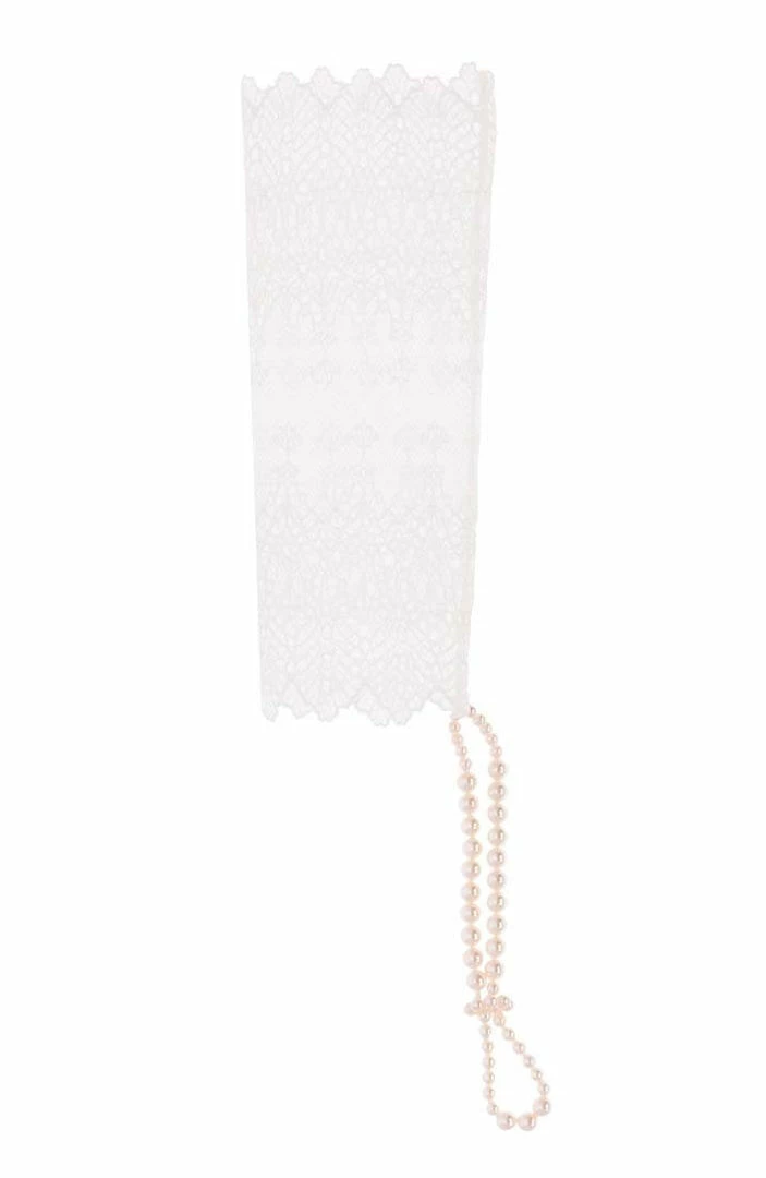 COAXcopenhagen.com Ivory Glove With Stimulating Pearls - Geneva Glove