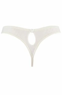 COAXcopenhagen.com Panties Ivory Thong - St Barths Chic