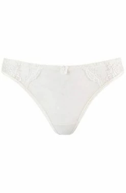 COAXcopenhagen.com Panties Ivory Thong - St Barths Chic