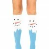 COAXcopenhagen2 Knee High Socks With Snowmen