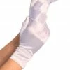 COAXcopenhagen2 White Wrist Length Satin Gloves ACCESSORIES