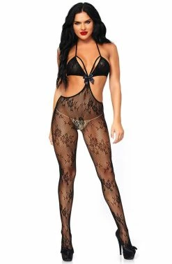 COAXcopenhagen.com Lace Cut-out Bodystocking - Love Love Love LINGERIE