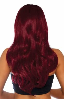 COAXcopenhagen2 ACCESSORIES Long Burgundy Wig