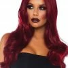 COAXcopenhagen2 ACCESSORIES Long Burgundy Wig