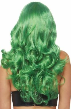 COAXcopenhagen2 Long Green Wig With Fringe