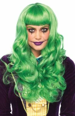 COAXcopenhagen2 Long Green Wig With Fringe