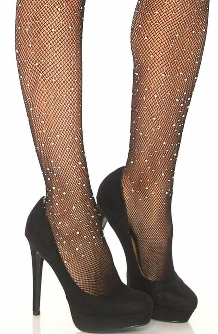 COAXcopenhagen2 Crystalized Fishnet Bodystocking - Dolly Dream