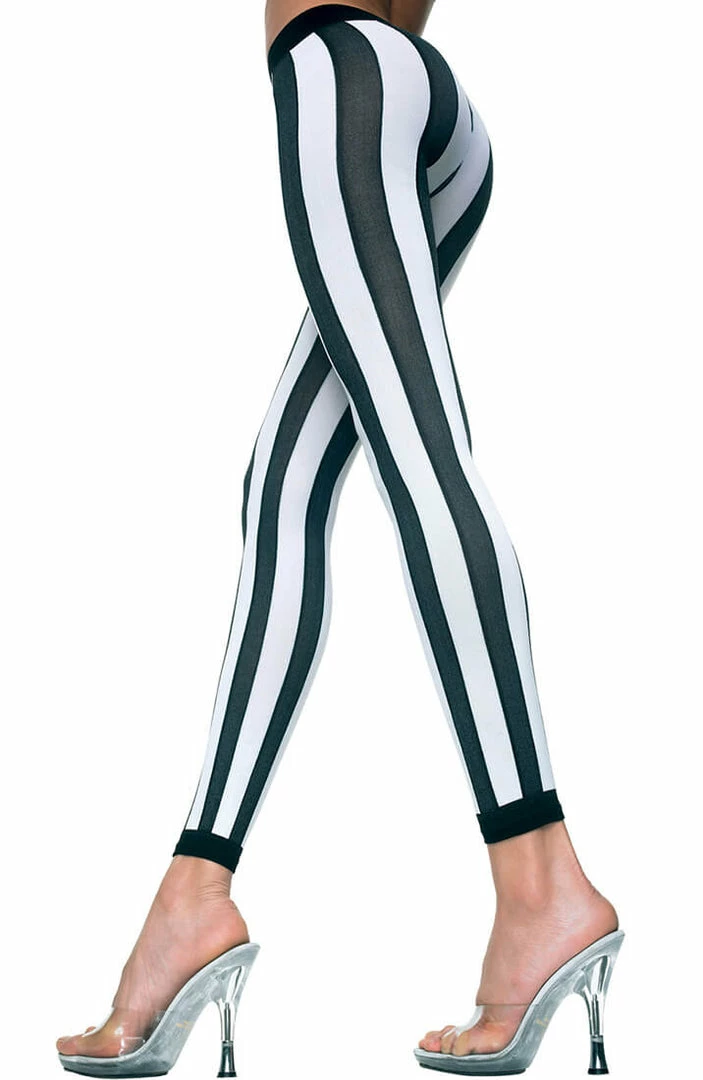 COAXcopenhagen2 Leggings With Black And White Stripes