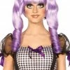 COAXcopenhagen2 Purple Dolly Bob Wig With Pigtails Halloween Costumes