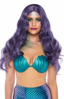 COAXcopenhagen2 ACCESSORIES Long Purple Wig