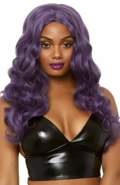 COAXcopenhagen2 ACCESSORIES Long Purple Wig