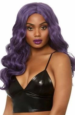 COAXcopenhagen2 ACCESSORIES Long Purple Wig