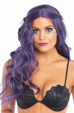 COAXcopenhagen2 ACCESSORIES Long Purple Wig
