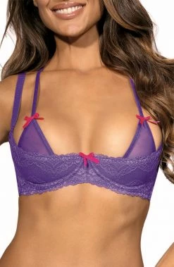 COAXcopenhagen.com Purple Shelf Bra - PLEASURE