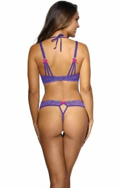 COAXcopenhagen.com Purple Shelf Bra - PLEASURE