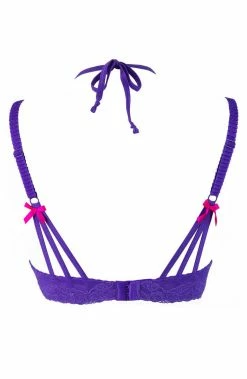 COAXcopenhagen.com Purple Shelf Bra - PLEASURE
