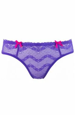 COAXcopenhagen.com LINGERIE Purple String Panty - PLEASURE