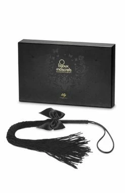 COAXcopenhagen.com That Something #Extra Black Fringe Whip With Bow - Lilly Fringe Whip