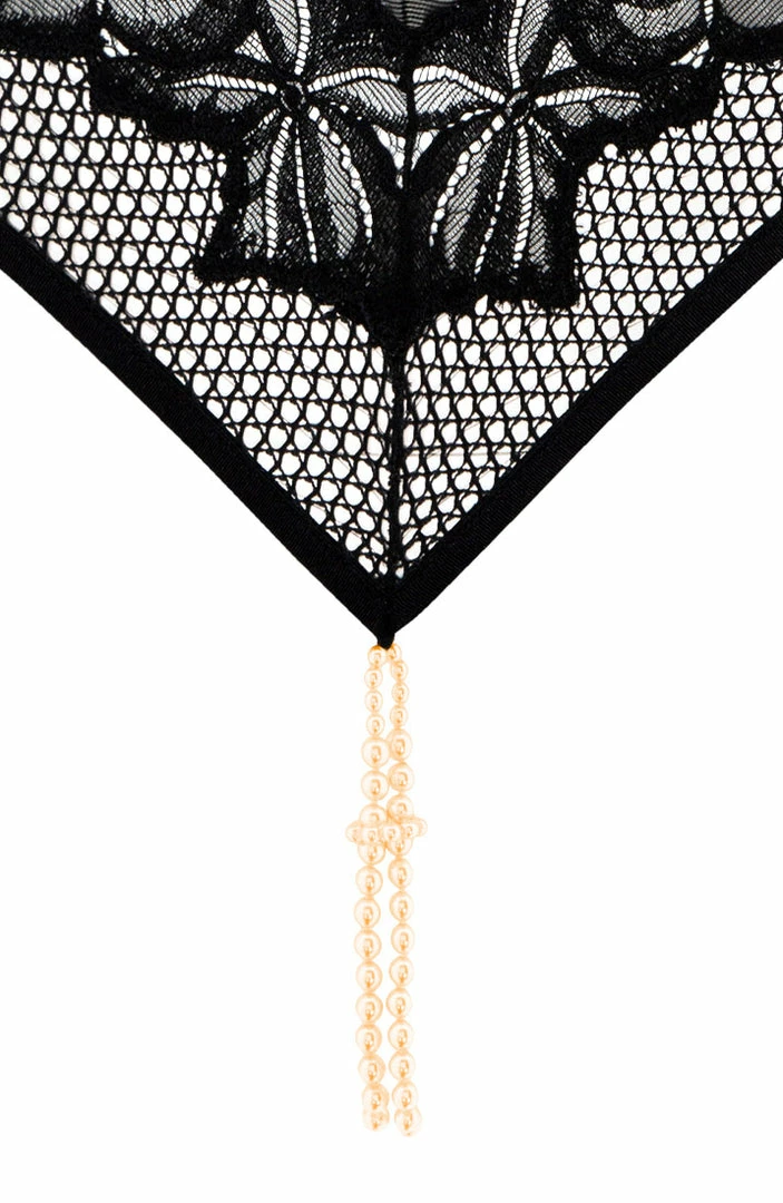 COAXcopenhagen.com Bodysuit With Double Pearl String - London Body